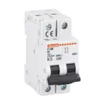 P1MB2PD03 Wyłącznik nadprądowy, 10kA - 2P - charakterystyka D, 3A