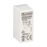HR302CA024 Przekaźnik miniaturowy, sterowanie 24VAC, 2C/O, 8A, do gniazd HR5XS2..