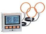 DMG611R3000 Miernik tablicowy z ekranem LCD z ikonami, do rozbudowy, 72x46mm, zasilanie pomocnicze 100-440VAC / 120-250VDC, port optyczny i RS485. Odczyt prądu przez 3 cewki Rogowskiego (w komplecie), maksymalny prąd 3000A