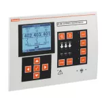 ATL900 Automatyczny sterownik układu SZR z portem optycznym. Kontrola 3 trójfazowych źródeł zasilania i 2 urządzeń sprzęgła (180x240mm), zasilanie pomocnicze 110…240VAC i 12/24/48VDC, do rozbudowy modułami EXP, wbudowany RS485, wejścia pomiaru prądu 3F+N