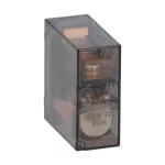 HR401CA230 Przekaźnik miniaturowy bez wskaźnika LED i przycisku mechanicznego, sterowanie 230VAC, 1C/O, 10A, do gniazd HR5XS2..