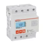DMED341MID7ER Licznik energii do stacji ładowania pojazdów elektrycznych, trójfazowy z przewodem N, bez możliwości rozbudowy, dwukierunkowy, podłączenie bezpośrednie do 80A, szerokość 4U, interfejs RS485, programowalne wyjście półprzewodnikowe, wielopomia