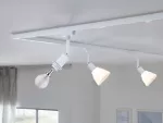 Reflektor na szynoprzewód URail DECO SYSEMS DIM E14 max.20W 230V biały RAL9003 / metal