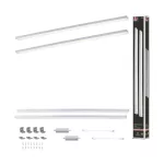 Zestaw uzupełniający opraw podszafkowych LED LINE DIM PIR 2x6W 2x500lm 550mm 30000K 24V chrom matowy / aluminium