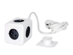 AURA line CUBE przedłużacz 5 gniazd 1,5m 16A/3680W