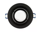 LED line Oprawa sufitowa okrągła ruchoma SLIM czarna szcz OROSA