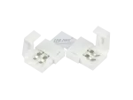 LED line łącznik do taśm LED CLICK CONNECTOR kątowy 8 mm 2 PIN Typ L
