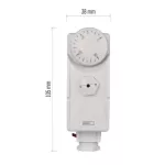 Termostat przylgowy, czujnik, kapilara, P5682