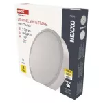 Panel LED natynkowy NEXXO, okrągły, biały, 28,5W, CCT