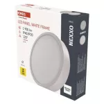 Panel LED natynkowy NEXXO, okrągły, biały, 21W, neutralna biel