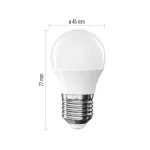 Żarówka LED Classic Mini Globe / E27 / 2,5 W (32 W) / 350 lm / neutralna biel