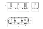 Puszka do pustych ścian P3x60D MULTIBOX 2 niebieski