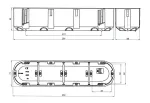 Puszka do pustych ścian P4x60D MULTIBOX 2 niebieski