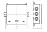 Puszka instalacyjna naścienna NS7 FASTBOX&HOOK biały