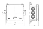 Puszka instalacyjna naścienna NS5 FASTBOX&HOOK czarny