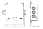 Puszka instalacyjna naścienna NS6 FASTBOX&HOOK brązowy