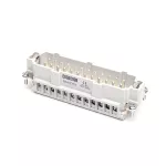 EMAS Wsad męski do pokrywy metalowej, 24 pin lub 48 pin (piny 1-24), 16 A