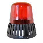 EMAS Wielofunkcyjna lampa czerwona fi 120 z buzerem, 12-24V AC/DC