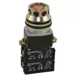PROMET Przycisk NEF30-UKL2XY/130V żółty