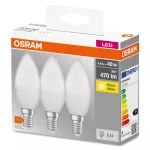 Lampa LED BASE Classic B40 4,9W/827 230VFR E14 10X3 OSRAM