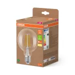 Lampa LED GLOBE energooszczędna szkło przezroczyste 4W 830 E27