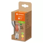 Lampa LED Classic A75 energooszczędna szkło przezroczyste 5W 830 E27 LEDVANCE