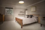 Oprawa Orbis Livia 430MM 24W 830 Click DIM White and Wood Decor