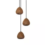 Oprawa Decor Paper Drop Pendant Plate 3XE27 Beige