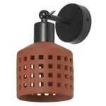 Oprawa Decor Clay Windows Wall 1XE27 Brown