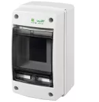 GALANT PLUS rozdzielnica 1x3 PE+N 1500V DC 1000V AC natynkowa IP 65 - kolor dymny