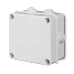PK-5 puszka natynkowa 133x133x83 6 dławic IP 55 - kolor biały