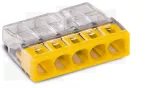 WAGO złączka 5x2,5mm (kpl 30szt) żółty