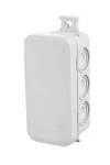 E10 puszka natynkowa 45x90x39 10 membran (kpl 128szt) IP 55 - kolor szary