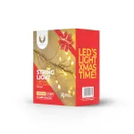 RTV100458 Łańcuch gałązka złoty CLF-03 480LED ciepłe białe 3m Forever Light