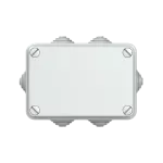 WB1SL0820A00 puszka szara bez dławików, ze śrubami z tworzywa, IP55, II klasa, 70x105x50mm (WxSxG) | pusta | pokrywa pełna | GWT=650