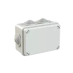 WB1SL0820A00 puszka szara bez dławików, ze śrubami z tworzywa, IP55, II klasa, 70x105x50mm (WxSxG) | pusta | pokrywa pełna | GWT=650