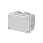 WB1SL0820A00 puszka szara bez dławików, ze śrubami z tworzywa, IP55, II klasa, 70x105x50mm (WxSxG) | pusta | pokrywa pełna | GWT=650