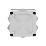 WB1SL0821A00 puszka szara bez dławików, ze śrubami z tworzywa, IP55, II klasa, 100x100x80mm (WxSxG) | pusta | pokrywa pełna | GWT=650