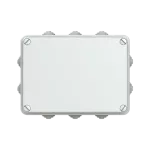 WB1SL0822A00 puszka szara bez dławików, ze śrubami z tworzywa, IP55, II klasa, 110x153x66mm (WxSxG) | pusta | pokrywa pełna | GWT=650