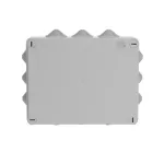 WB1SL0826A00 puszka szara bez dławików, ze śrubami z tworzywa, IP55, II klasa, 170x220x80mm (WxSxG) | pusta | pokrywa pełna | GWT=650