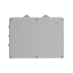 WB1SL0828A00 puszka szara bez dławików, ze śrubami z tworzywa, IP55, II klasa, 240x310x110mm (WxSxG) | pusta | pokrywa pełna | GWT=650