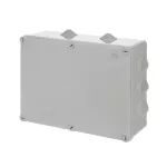 WB1SL0828A00 puszka szara bez dławików, ze śrubami z tworzywa, IP55, II klasa, 240x310x110mm (WxSxG) | pusta | pokrywa pełna | GWT=650
