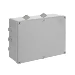 WB1SL0828A00 puszka szara bez dławików, ze śrubami z tworzywa, IP55, II klasa, 240x310x110mm (WxSxG) | pusta | pokrywa pełna | GWT=650
