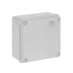 WB1SL0820A00 puszka szara bez dławików, ze śrubami z tworzywa, IP65, II klasa, 100x100x50mm (WxSxG) | pusta | pokrywa pełna | GWT=650