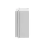 WB1SL0820A00 puszka szara bez dławików, ze śrubami z tworzywa, IP65, II klasa, 100x100x50mm (WxSxG) | pusta | pokrywa pełna | GWT=650