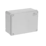 WB1SL0852A00 puszka szara bez dławików, ze śrubami z tworzywa, IP65, II klasa, 110x153x66mm (WxSxG) | pusta | pokrywa pełna | GWT=650