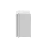 WB1SL0852A00 puszka szara bez dławików, ze śrubami z tworzywa, IP65, II klasa, 110x153x66mm (WxSxG) | pusta | pokrywa pełna | GWT=650