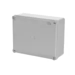 WB1SL0856A00 puszka szara bez dławików, ze śrubami z tworzywa, IP65, II klasa, 170x220x80mm (WxSxG) | pusta | pokrywa pełna | GWT=650