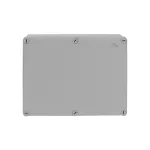 WB1SL0820A00 puszka szara bez dławików, ze śrubami z tworzywa, IP65, II klasa, 240x310x110mm (WxSxG) | pusta | pokrywa pełna | GWT=650