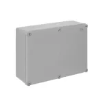 WB1SL0820A00 puszka szara bez dławików, ze śrubami z tworzywa, IP65, II klasa, 240x310x110mm (WxSxG) | pusta | pokrywa pełna | GWT=650